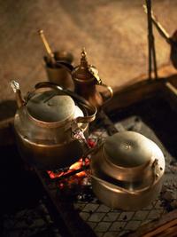 Beduin reggeli a sivatagban