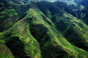 Repülővel Etiópia felett