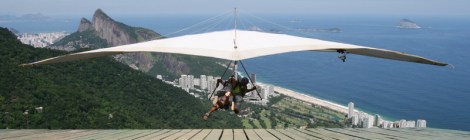 Sárkányrepülővel Rio de Janeiro felett