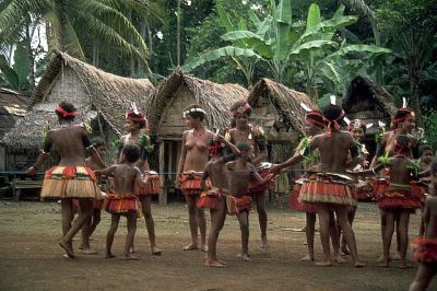 Kaibola Villagers in Traditional Dress